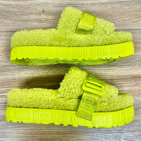 Ugg Fluffita in Key Lime Size 8 Women’s - Picture 4 of 10